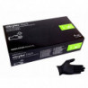 Рукавиці чорні нітрилові неопудрені Nitrylex Black S RD30104002