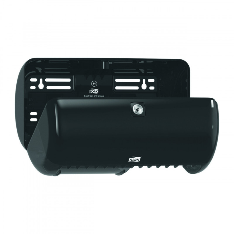 Диспенсер для туалетного паперу TORK Twin чорний 557008