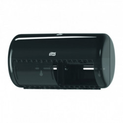 Диспенсер для туалетного паперу TORK Twin чорний 557008