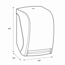 Диспенсер для паперових рушників Katrin System білий 93701
