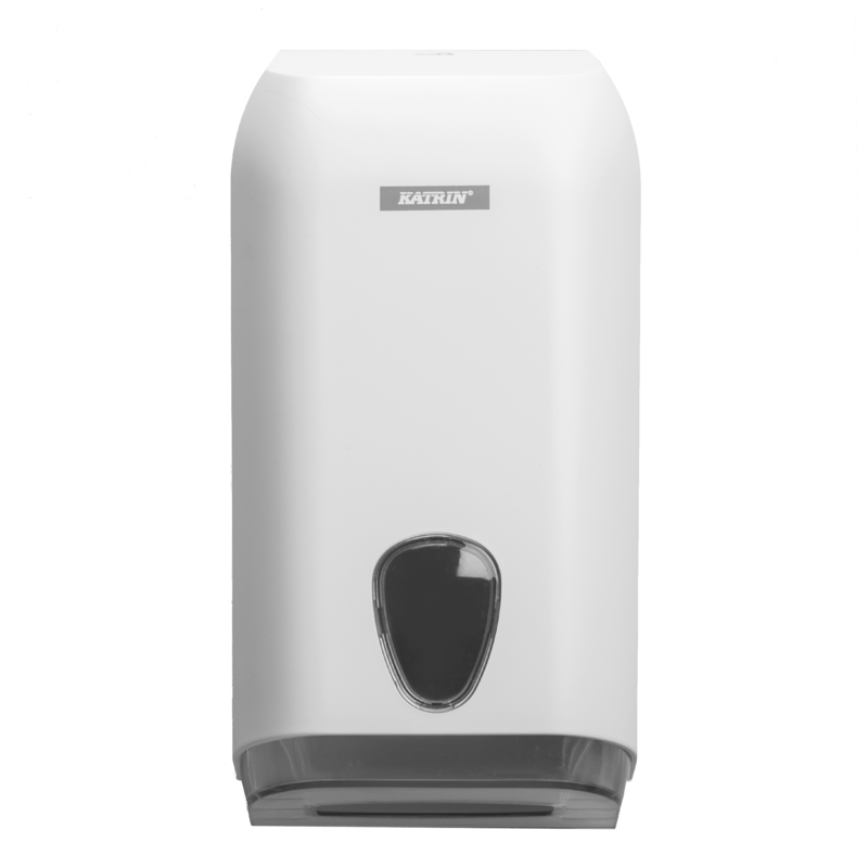Диспенсер для листового туалетного паперу Katrin білий 92582