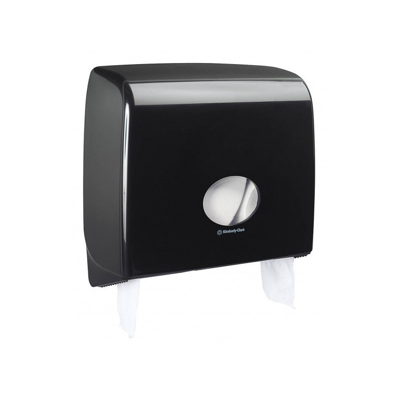 Диспенсер для туалетного паперу у великих рулонах Kimberly-Clark Aquarius чорний 7184
