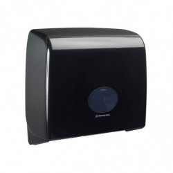 Диспенсер для туалетного паперу у великих рулонах Kimberly-Clark Aquarius чорний 7184