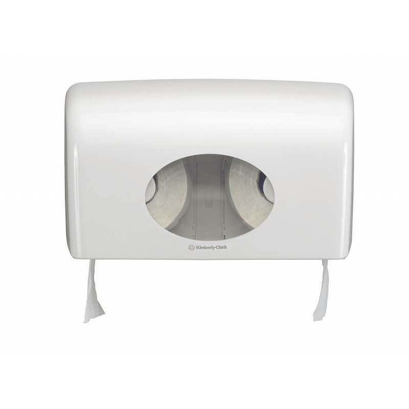 Диспенсер для туалетного паперу в малих рулонах Kimberly-Clark Aquarius білий 6992