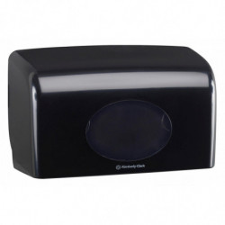 Диспенсер для туалетного паперу в малих рулонах Kimberly-Clark Aquarius чорний 7191