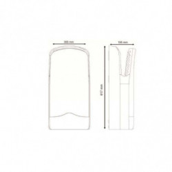 Сушарка для рук Nofer V-JET біла 01303.W