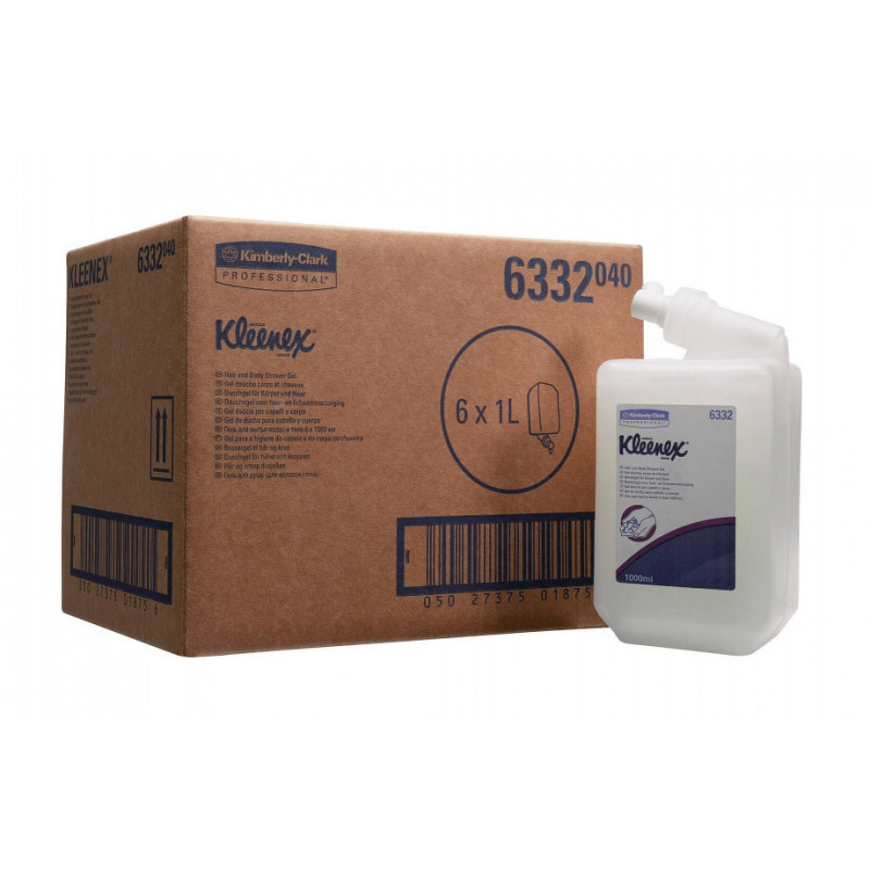 Рідке мило Kimberly-Clark Kleenex для тіла та волосся один літр 6332