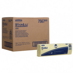 Нетканий матеріал у серветках Kimberly-Clark WypAll жовтого кольору 7567