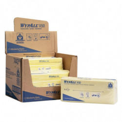 Нетканий матеріал у серветках Kimberly-Clark WypAll жовтого кольору 7443