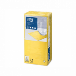 Серветки жовті Tork, 24*24 2 шари, 200 шт. Австрія 477823