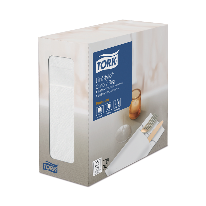 Конверт для приладів Tork Linstyle з ефектом тканини 509600