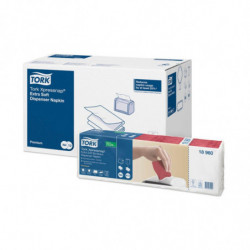 Серветки для диспенсерів Tork N4 бордо 21,6*16,5 см, 2 см.1000 шт. 18960