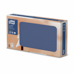 Скатертини синього кольору Tork Premium LinStyle 474740