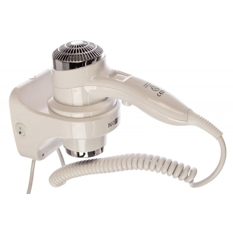 Стаціонарний фен для волосся Nofer білого кольору 02011.W