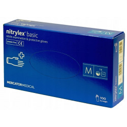 Перчатки синие Nitrylex...