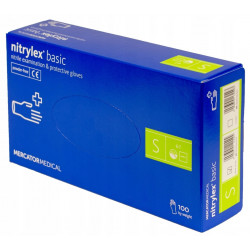 Перчатки синие Nitrylex...