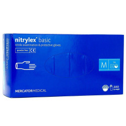 Перчатки синие Nitrylex...