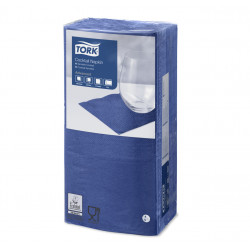 Салфетки синие Tork, 24*24...